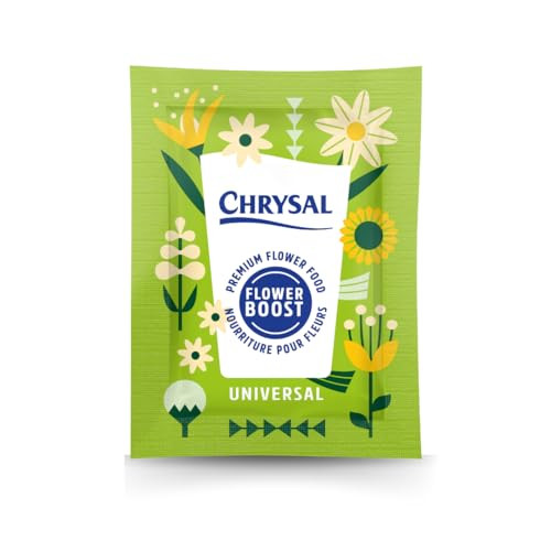 Chrysal Flower Boost  Clear Flower Food Packets for Flower Arrangements & Bouquets  Floral Supplies for Fresh Flowers  Fresh Flower Arrangements S