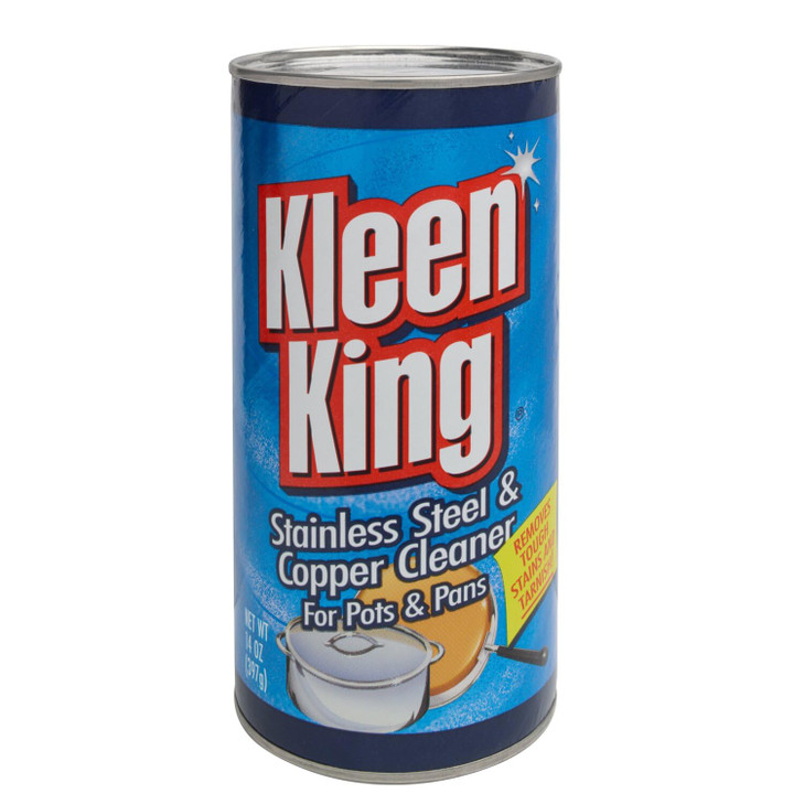 Kleen King 4 Pk, Stailess Steel & Copper Cleaner for Pots & Pans, 14 Oz