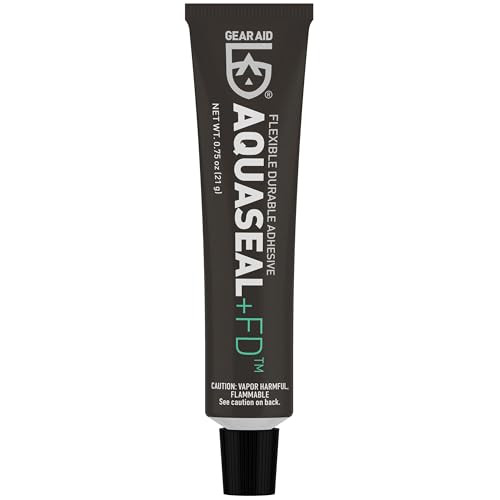 GEAR AID Aquaseal FD Flexible Durable Repair Adhesive for Fixing Tears and Holes in Waders, Wetsuits, PVC Inflatables, Vinyl and Outdoor Gear, Dries
