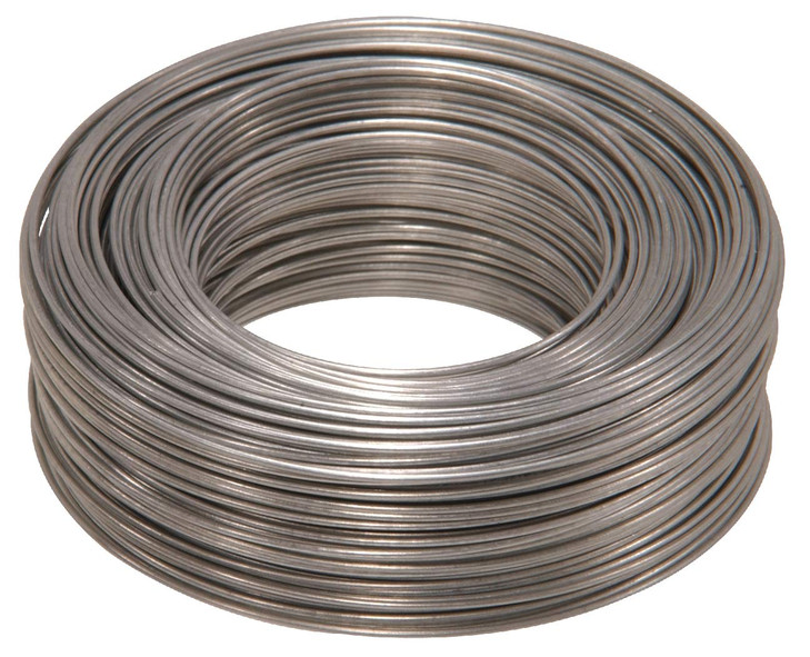 Hillman Steel Wire Rope 20 Gauge Galvanized Hobby Cable Wire, 20 x 175', Corrosion Resistant, Holds 15 lbs, Ideal for Crafts & DIY, Silver | 123106