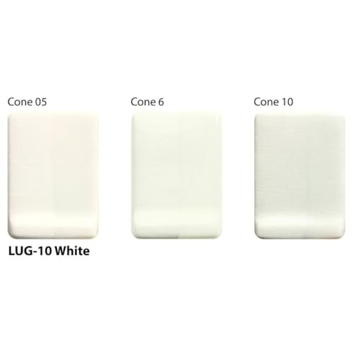 AMACO Liquid Underglaze LUG-10 White Decorating Color, 2 oz. (59 mL), Cone 05-10 (Lug) Liquid Underglaze for Bisque and Wet/Unfired Clay