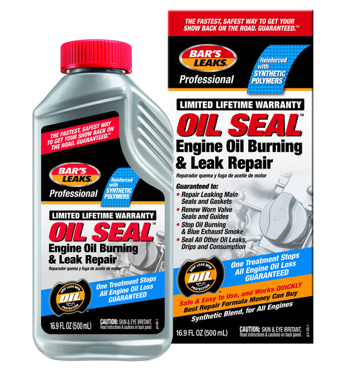 Bar's Leaks OS-1 Oil Seal Engine Oil Burning and Leak Repair, 16.9 oz.