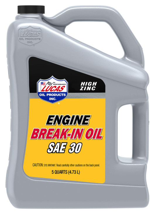 Lucas Oil 10631 SAE 30 Racing Engine Break-in Oil - 5 Quart