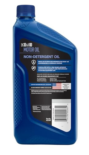 Valvoline Daily Protection Non-Detergent SAE 30 Conventional Motor Oil 1 QT