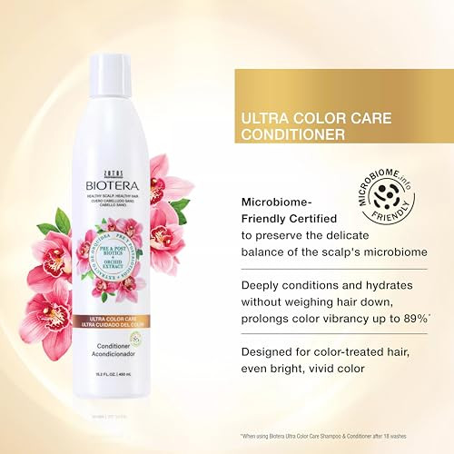 Biotera Ultra Color Care Conditioner | Prolongs Vivid Color-Treated Hair | Microbiome Friendly | Vegan & Animal Test Free | Paraben & Sulfate Free |