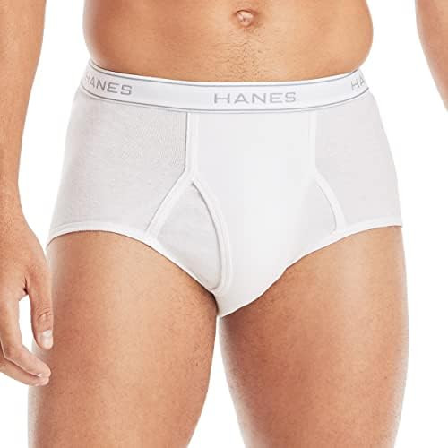 Hanes Men Hanes Men's Tagless White Briefs with ComfortFlex Waistband-Multiple Packs Available (Pack of 9)