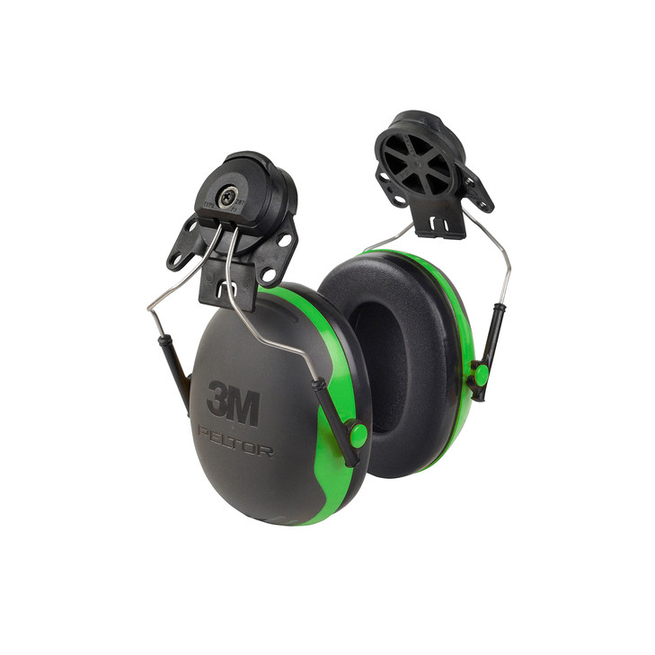 3M PELTOR Ear Muff Hearing Protection, Cap Style Hard Hat Attachment, X Series X1P3E, NRR 21 dB, 1 Pair, Construction, Manufacturing, Maintenance, Au