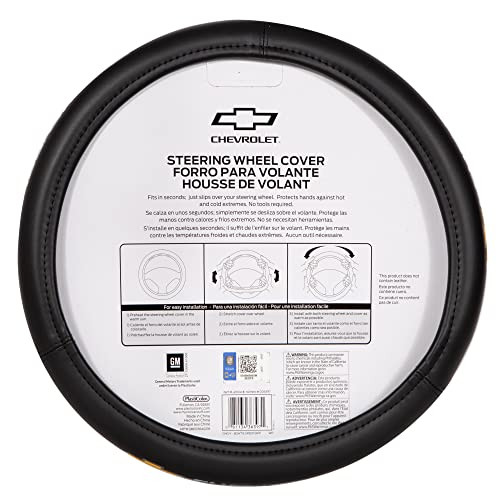 Chevy Gold Bowtie Style Premium Speed Grip Steering Wheel Cover