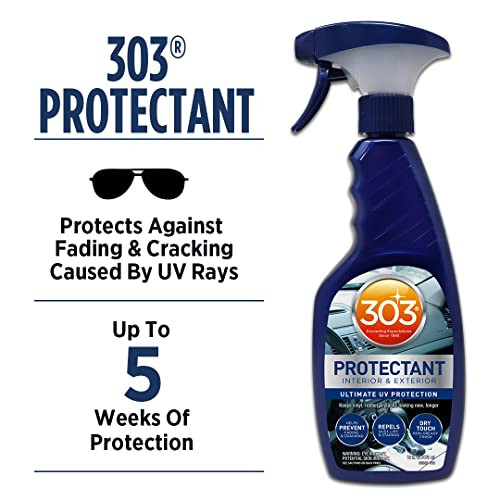 303 Products Automotive Protectant Spray - Helps Prevent Fading & Cracking, Repels Dust, Lint & Staining, Superior UV Protection & Restores Lost Colo