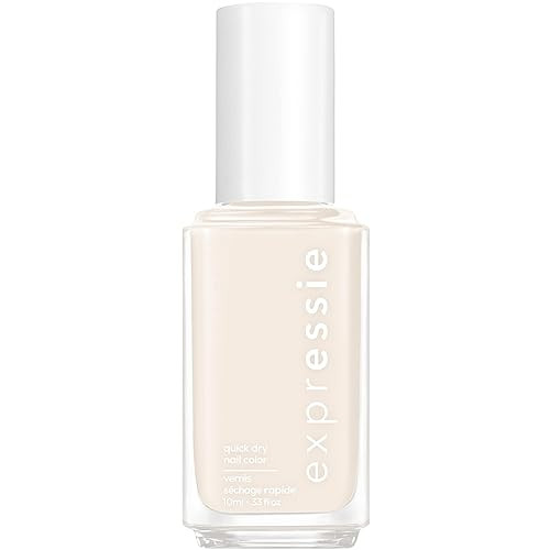 Essie expressie, Quick-Dry Nail Polish, 8-Free Vegan, Eggshell White, Daily Grind, 0.33 fl oz