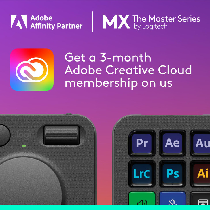 Logitech MX Creative Console, 9 Customizable LCD Keys, Stream Deck Accessories,Connectivity Technology USB-C, Control Dial for Graphic Design, Zoom,