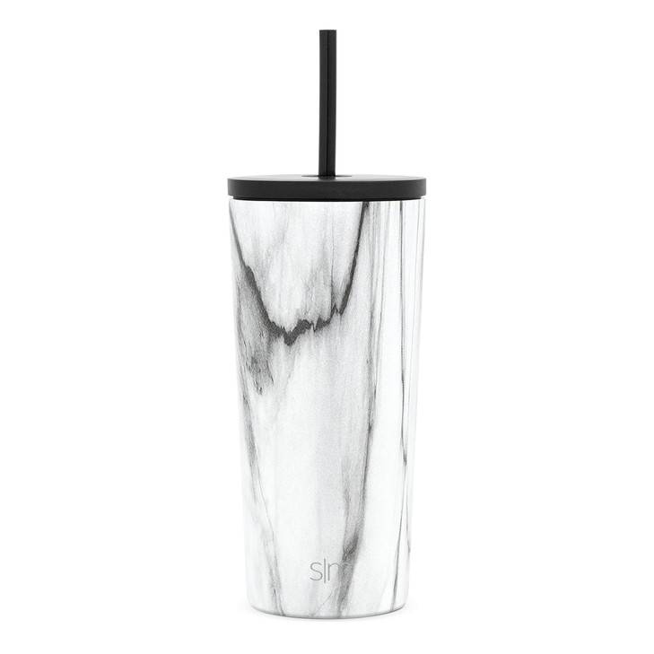 Simple Modern Insulated Tumbler with Lid and Straw | Iced Coffee Cup Reusable Stainless Steel Water Bottle Travel Mug | Gifts for Women Men Her Him |