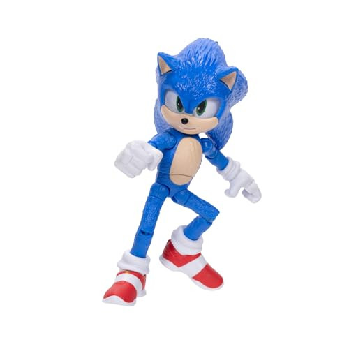 Sonic The Hedgehog 3 Movie Action Figures 5-Inch Collector Toy Figure, Highly Articulated for Boys Girls - Officially Licensed The Hedgehog 3 Movie P