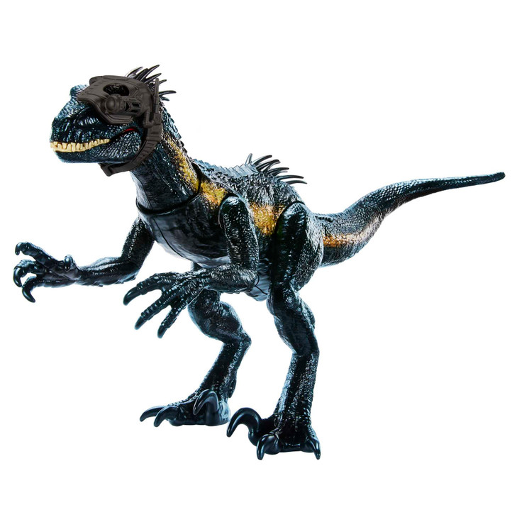 Mattel Jurassic World Indominus Rex Dinosaur Toy with Lights, Sounds & Motion, Camouflage 'n Battle I-Rex, 21 Inches Long with Digital Play