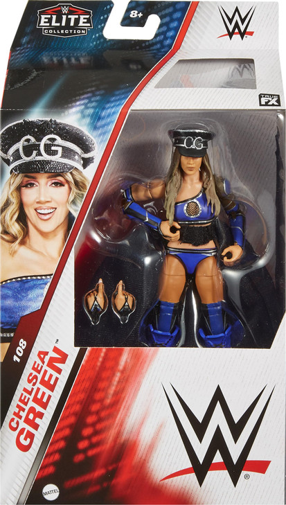 Mattel WWE Elite Action Figure & Accessories, Series #108 Omos 6-inch Collectible with 25 Articulation Points & Swappable Hands