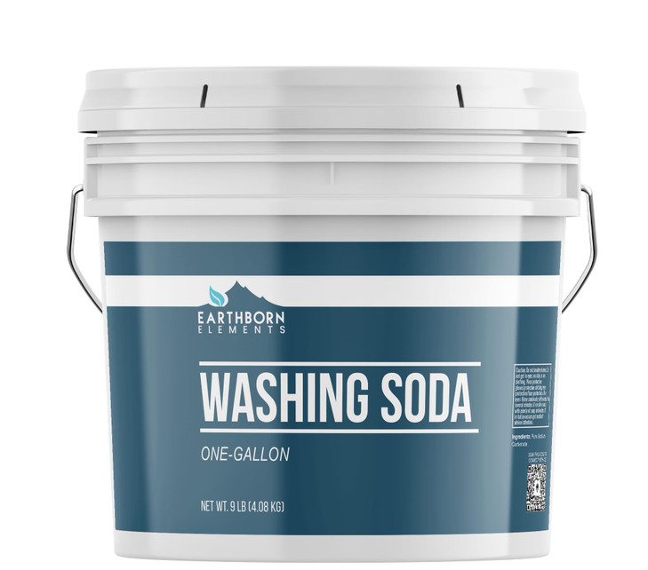 Earthborn Elements Washing Soda (1 Gallon), Soda Ash, Sodium Carbonate, Non-Toxic Laundry Booster