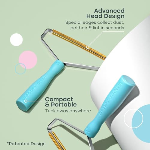 Uproot Cleaner Pro Pet Hair Removal Tool - Special Dog Hair Remover Multi Fabric Edge and Carpet Rake by Uproot Clean - Cat Fur Remover for Couch, Pe