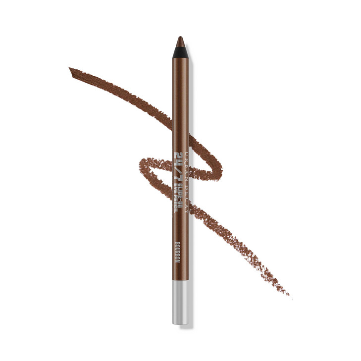 URBAN DECAY 24/7 Glide-On Waterproof Eyeliner Pencil - Smudge-Proof, Long-Lasting, Transfer-Proof, Up to 16HR Wear, Smooth No-Tug Formula, Bourbon (D
