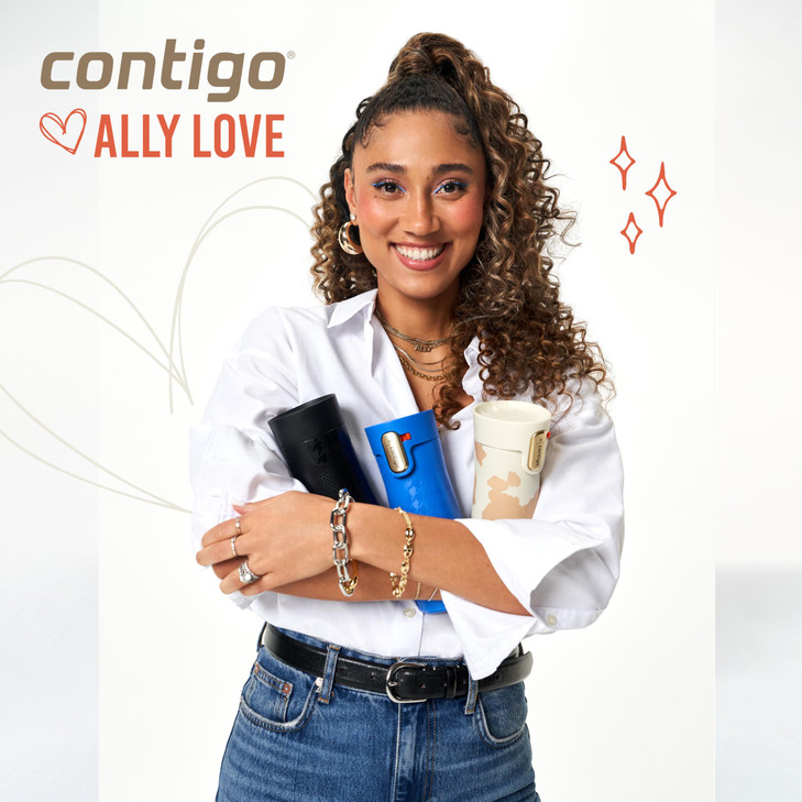 Contigo x Ally Love Stainless Steel Vacuum-Insulated Travel Mug with Autoseal and Easy Clean Lid, Spill-proof, Keeps Drinks cold 24 hrs & hot for 11