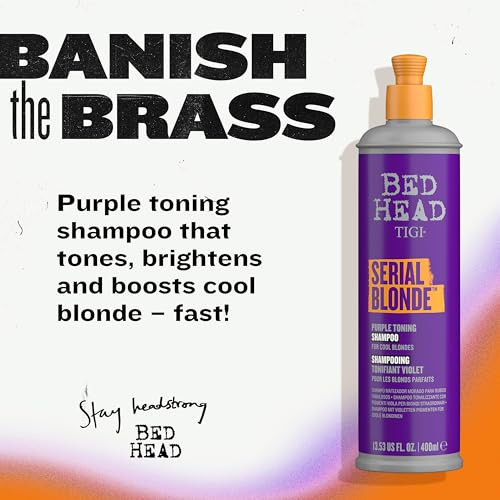 Bed Head by TIGI Serial Blonde Conditioner for Damaged Blonde Hair 13.53 Fl Oz (Pack of 2)