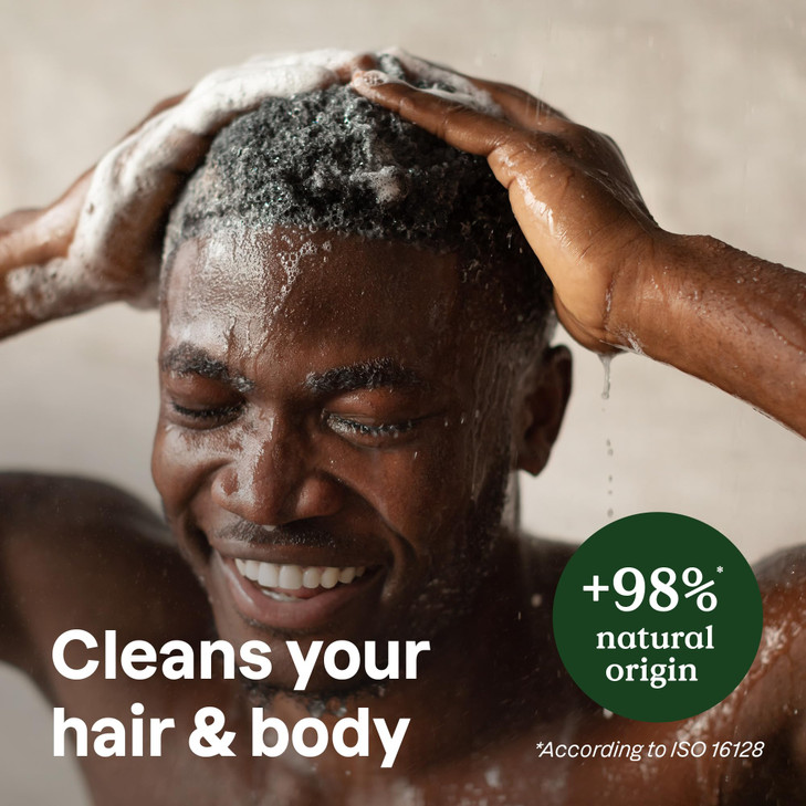 ATTITUDE 2-in-1 Body Wash and Hair Shampoo, EWG Verified Shower Gel, Dermatologically Tested, Made with Naturally Derived Ingredients, Vegan Personal