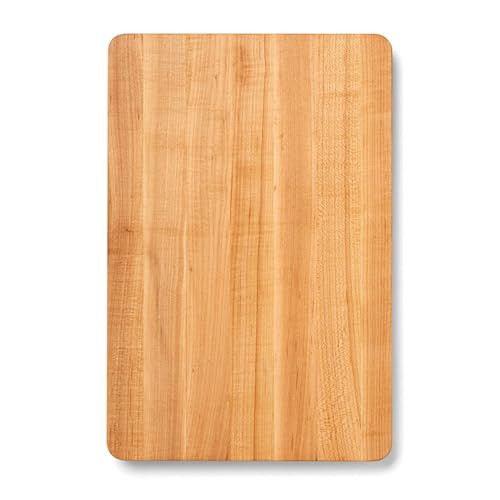 John Boos Chop-N-Slice Series Rectangular Maple Cutting Board, 16" x 10" x 1", 4.5 lb  Reversible Edge-Grain Butcher Block, Made in the USA