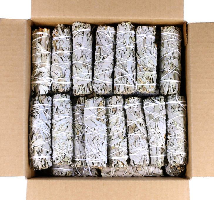 SOUL STICKS 4 Inch 12-Pack Organic California White Sage Smudge Sticks Bulk for Home Cleansing, Negative Energy Removal, Good Energy Meditation & Smu
