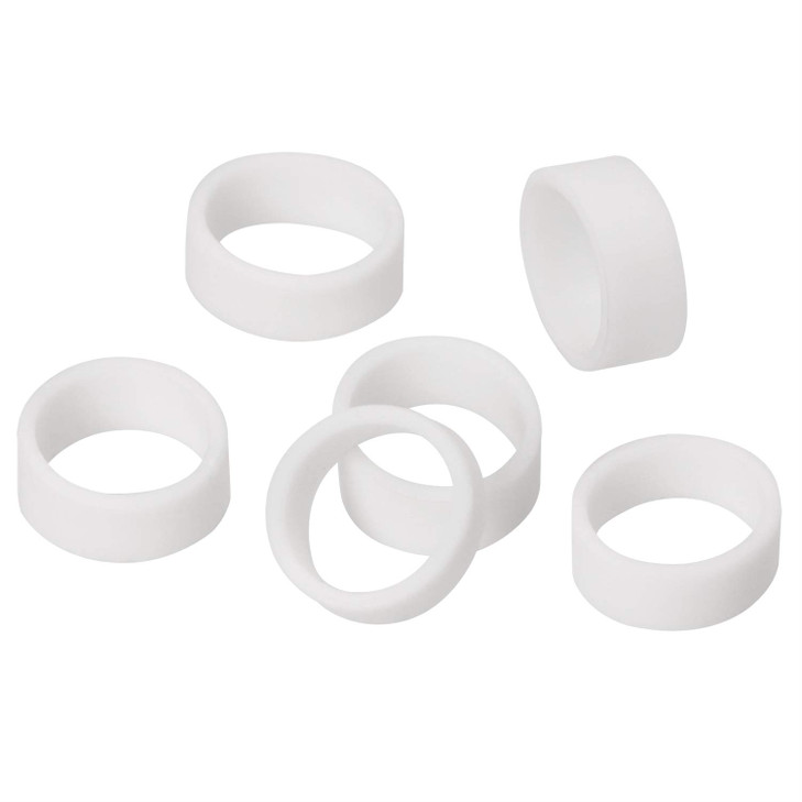 ONLYKXY 100 Pieces Silicone Cable Ties, Data Lines Silicone Cord Ties, Reusable Rubber Rings, Power Cable Tie Straps, Elasticity Coil Ring, Rubber ba