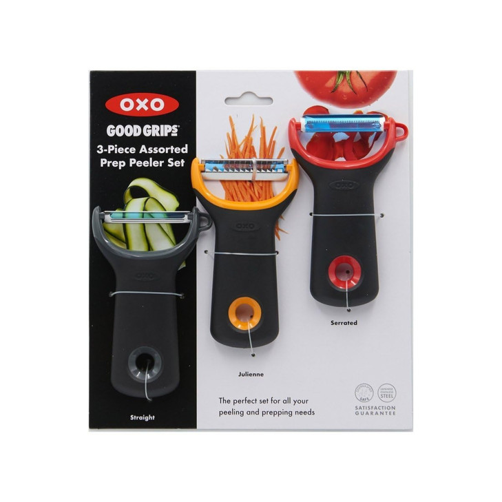 OXO Good Grips 3 Piece Y-Prep Peeler Set
