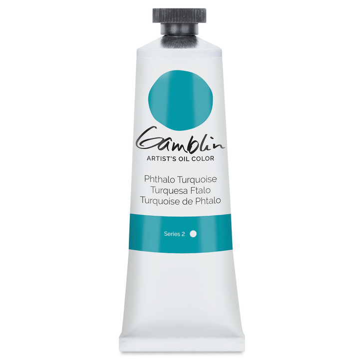 Gamblin Artist Oil 37Ml Phthalo Turquoise