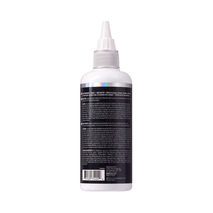 Red by Kiss Tintation Semi-Permanent Hair Color, Aloe Vera Water Based, Argan Oil, Olive Oil, Collagen & Keratin, Long-Lasting Color Dye (Jet Black,