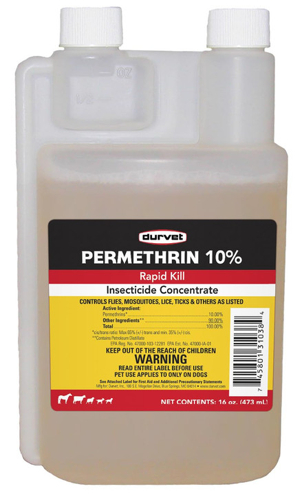 Durvet 2253554 Permethrin EC 10-Percent