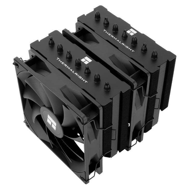 Thermalright Phantom Spirit 120 SE Black CPU Air Cooler,7 Heat Pipes CPU Cooler,Dual 120mm PWM Fans, 25.6dba,for AM4/AM5&Intel 1851/1700/1150/1151/12