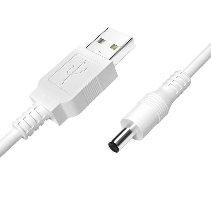 SCOVEE Charger for Foreo Luna Series Facial Cleanser,Replacement USB DC Charging Cable for Foreo Luna 2 3 4 Mini Bare ISSA Go Play Plus UFO Luxe Seri