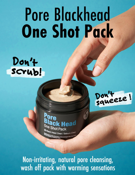 Meditime Pore Blackhead One Shot | Sebum and Blackhead Remover Mask | Clay Mask for Blackheads and Pores | Korean Skincare Pore Minimizer & Nose Blac