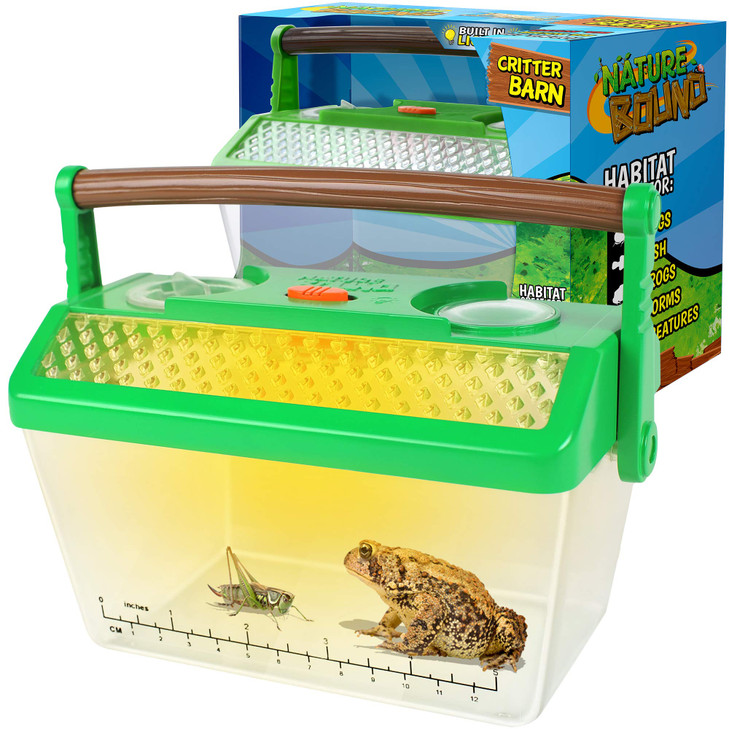 Nature Bound Bug Catcher Critter Barn Habitat | Bug Catcher Kit for Kids | Outdoor Nature Exploration Toys | Indoor/Outdoor Insect Collecting with Li