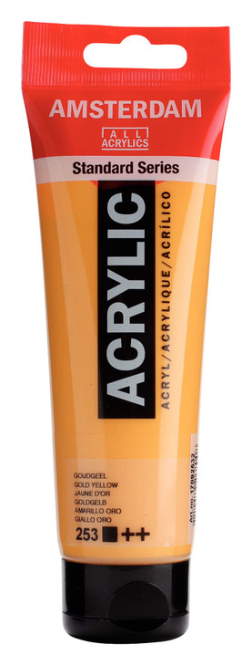 Amsterdam Standard Series Acrylic Tube 120ml Gold Yellow 253 (17092532)
