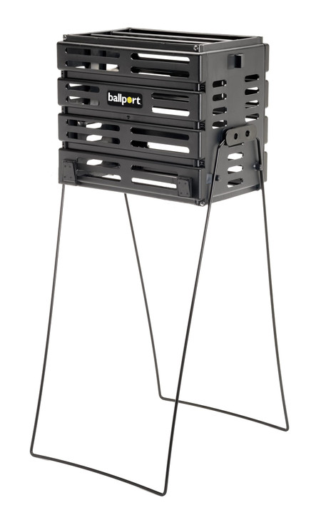 Tourna Ballport Tennis Ball Hopper Holds 80 Balls Durable and Lightweight