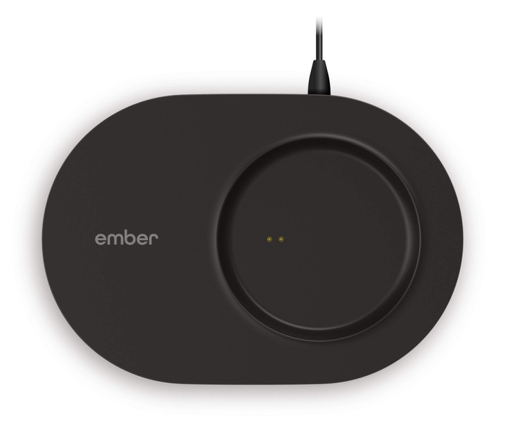 Ember Travel Mug Charging Coaster 2, Wireless Charging for Use with Ember Temperature Control Smart Travel Mug, Black