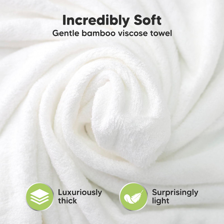 KeaBabies Hooded Baby Towel for Newborn - Viscose Derived from Bamboo Large Baby Bath Towels with Hood for Boys, Girls, Toddler, Extra Absorbent & So