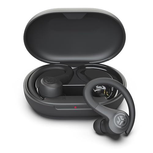JLab Go Sport+ Wireless Workout Earbuds Featuring C3 Clear Calling, Secure Earhook Sport Design, 35+ Hour Bluetooth Playtime, and 3 EQ Sound Settings