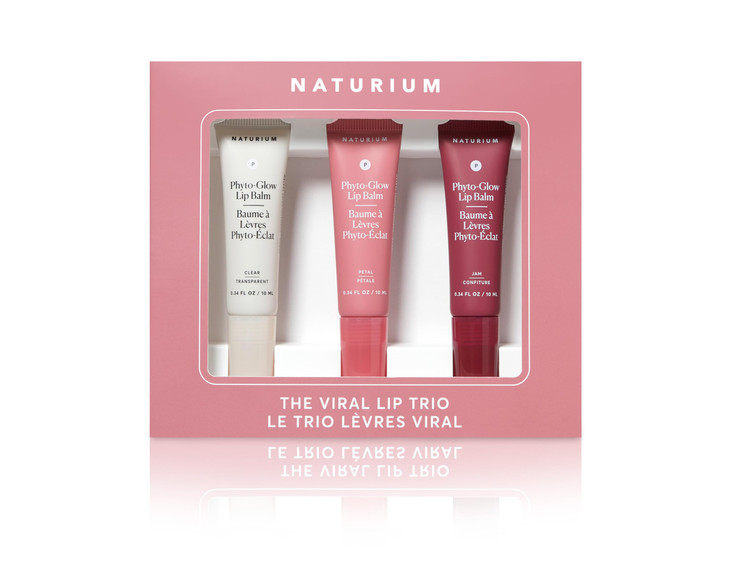 Naturium The Viral Lip Trio - Phyto-Glow Lip Balm With Shea Butter & Squalane