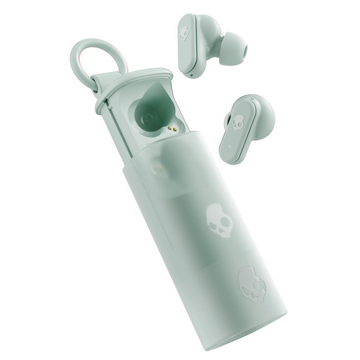 Skullcandy Dime Evo Wireless Earbuds, Bluetooth Headphones, Noise Isolating Fit, Up to 36 Hours Battery, Microphone for iPhone Android, Easy Carry wi