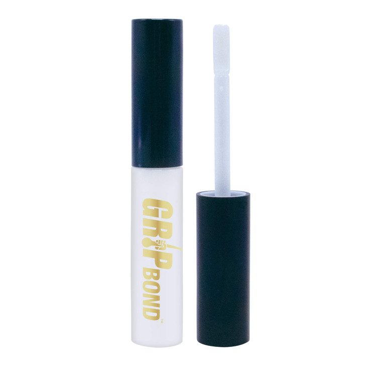 EBIN NEW YORK Grip Bond Eyelash Glue Silicone White 0.18 oz | Fast Dry Lash Glue Dries Clear | Extra Strong Hold Smudge Resistant Latex Free for Sens