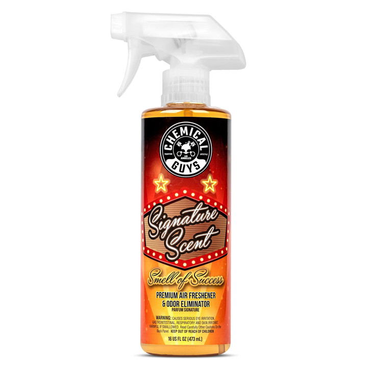 Chemical Guys AIR_069_16 Signature Scent Premium Air Freshener and Odor Eliminator, Smell of Success (Great for Cars, Trucks, SUVs, RVs, Home, Office