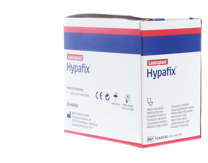 Hypafix Dressing Retention Tape 2 Inch x 10 Yards - Pack of 2 Rolls, Original Version