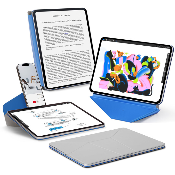MOFT Dynamic Folio Case for iPad Air 13-inch (M4 2026 / M3 2025 / M2 2024),Slim Magnetic Stand Case with 20+ Viewing Angles, Auto Wake/Sleep,Ultra Th
