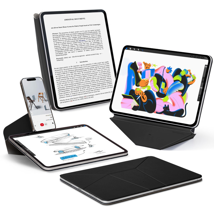 MOFT Dynamic Folio Case for iPad Air 13-inch (M4 2026 / M3 2025 / M2 2024),Slim Magnetic Stand Case with 20+ Viewing Angles, Auto Wake/Sleep,Ultra Th