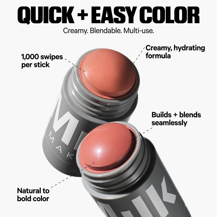 Milk Makeup Lip + Cheek Stick  Buildable Cream Blush + Lip Color w/Hydrating Mango Butter + Avocado Oil for a Natural Flush  Long-Lasting, Multiuse