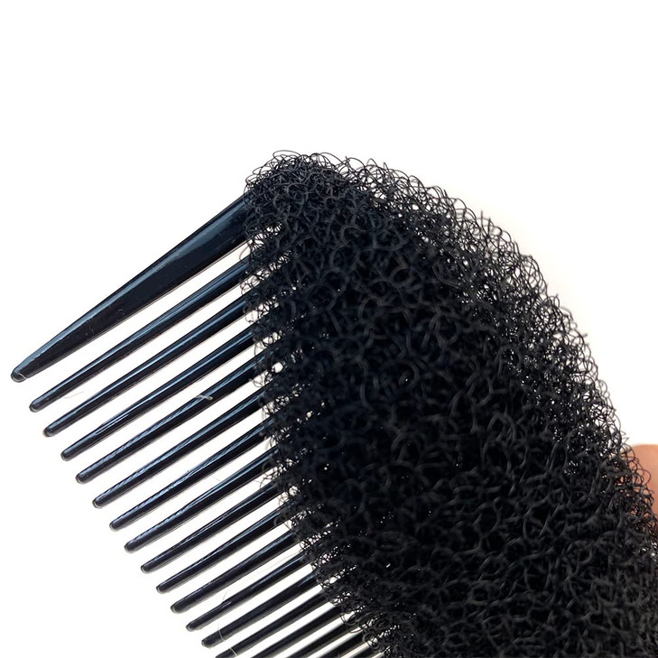 2 PCS Hair Bump Inserts Women Sponge Volume Bump Inserts Hair Comb Hair Bases Hair Styling Tools Black Sponge Hair Accessories